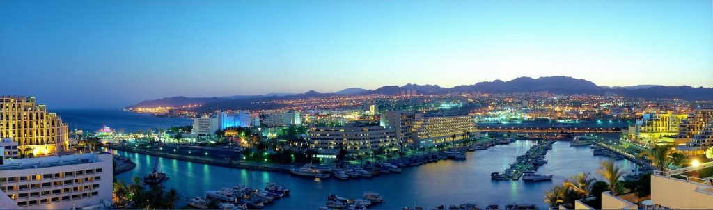 View of Eilat city