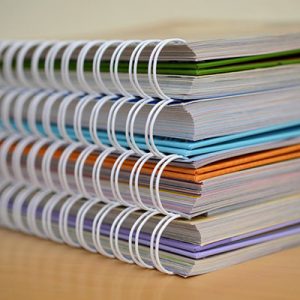 stack of notebooks
